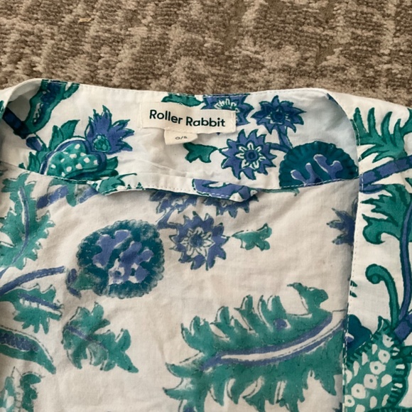 Roller Rabbit Amanda Kimino in Turqoise - Picture 3 of 5